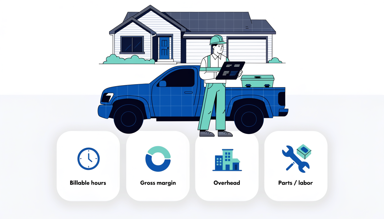 Your Trade's Baseline Numbers — four metrics for a healthy home services business