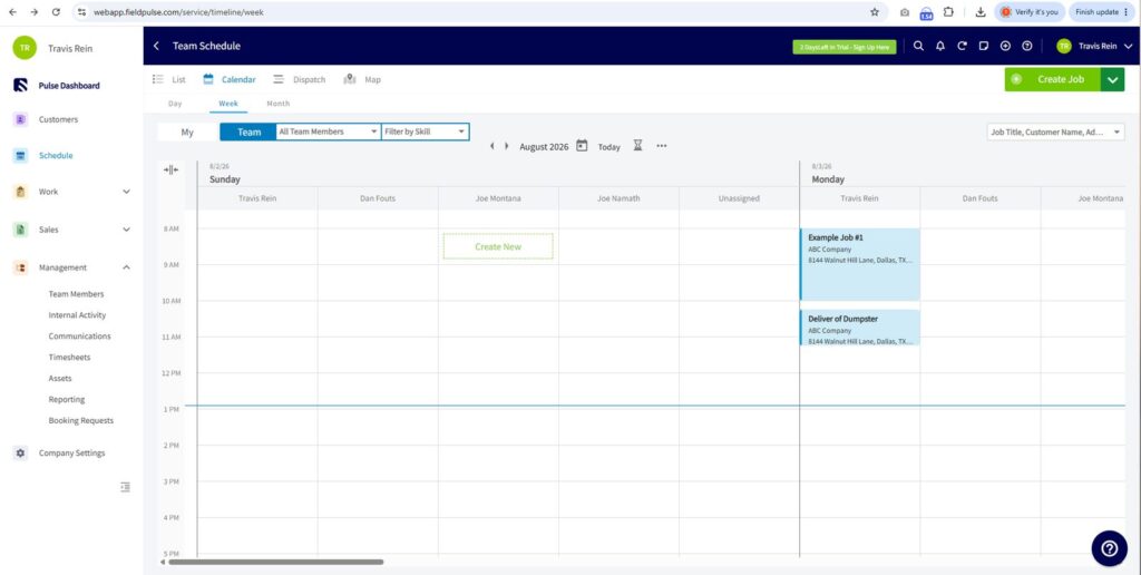 Scheduling and dispatch