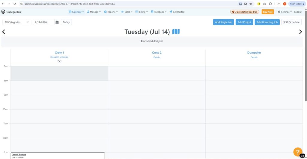 Scheduling and dispatch
