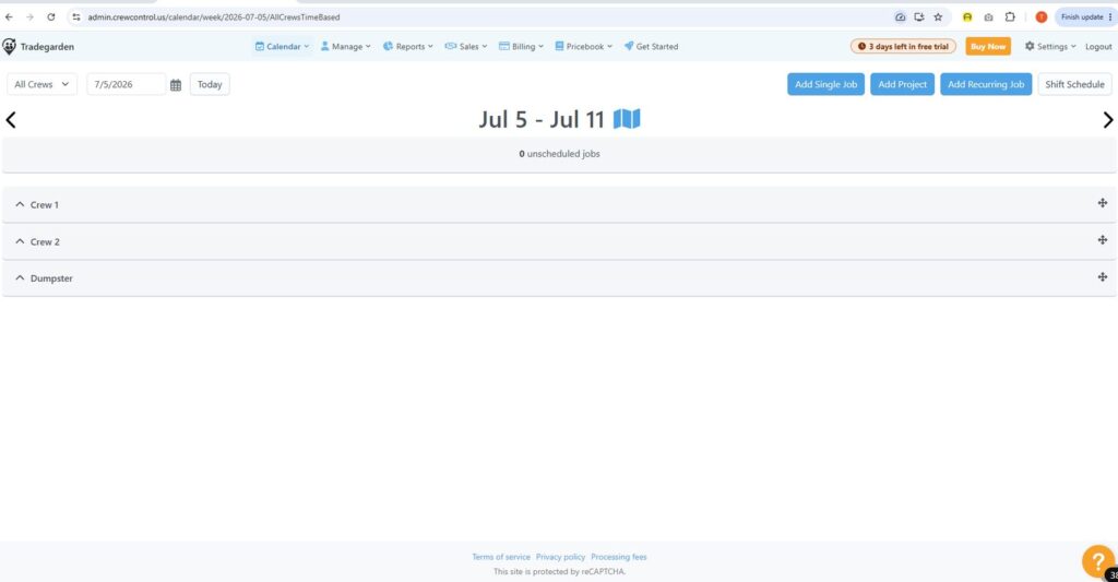 Scheduling and dispatch